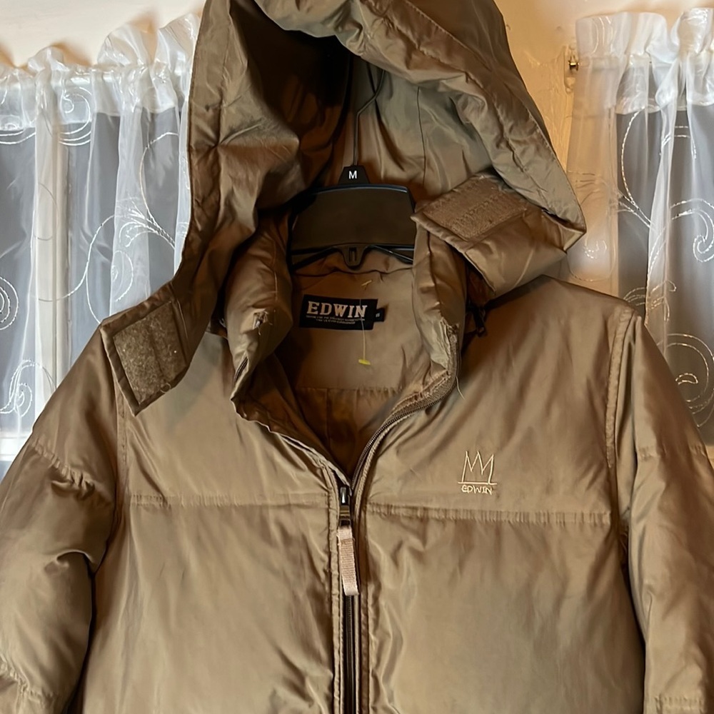 Vintage EDWIN Japanese Brand Full Length Puffer Coat Size 95(Medium)